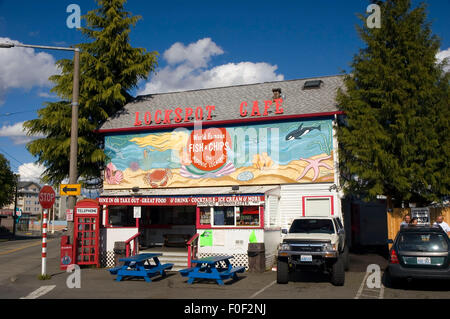 Lockspot Cafe, Seattle, Washington Foto Stock