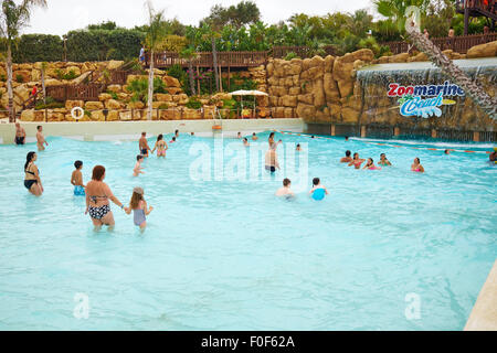 Piscina Onda a Zoomarine Theme Park Guia Algarve Portogallo Foto Stock