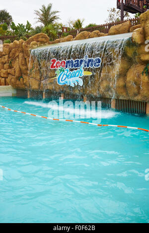Piscina Onda a Zoomarine Theme Park Guia Algarve Portogallo Foto Stock