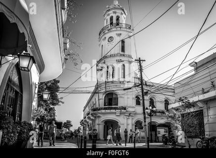 SANTO DOMINGO, REPUBBLICA DOMINICANA - 20 novembre 2014: vecchi quartieri generali a Santo Domingo, Repubblica Dominicana Foto Stock