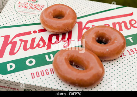 Ciambelle Krispy Kreme - USA Foto Stock