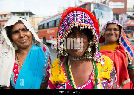 Donna tribale da Andhra Pradesh. Foto Stock