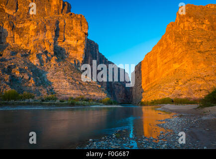 Parco nazionale di Big Bend in Texas è la più grande area protetta del deserto del Chihuahuan negli Stati Uniti. Foto Stock