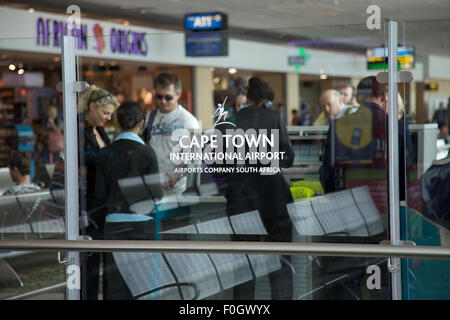 All'interno di Cape Town International Airport, Cape Town, Western Cape, Sud Africa Foto Stock