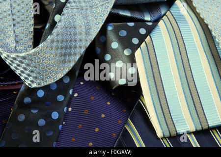 Assortimento di Mens legami di collo Foto Stock