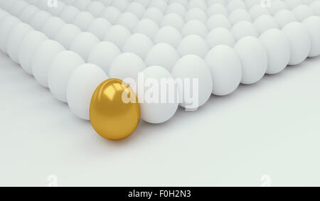 Il concetto di business con golden egg Foto Stock