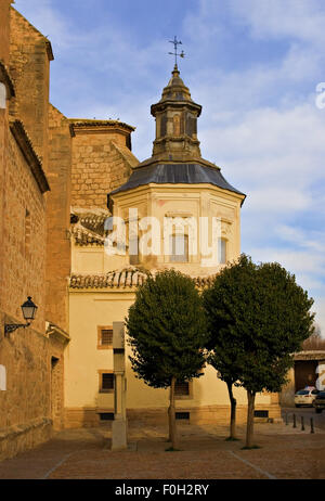 La Iglesia de Nuestra Senora de la Asuncion, Tembleque, la Mancha, España. Foto Stock