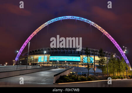 Lo stadio di Wembley, London, Regno Unito Foto Stock