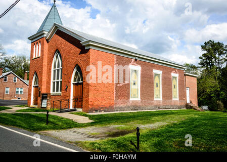 Louisa Chiesa Cristiana, 104 Elm Avenue, Louisa, Virginia Foto Stock