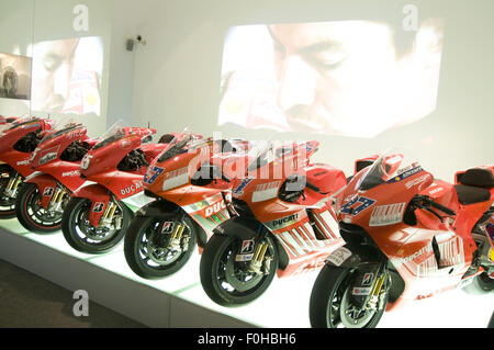 Museo Ducati e stabilimento di Bologna, Italia. Foto Stock