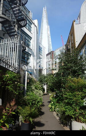 La Shard & gibbone di affitto, Southwark, Londra Foto Stock