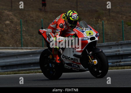 Brno, Repubblica Ceca. Il 16 agosto, 2015. Repubblica ceca MotoGP. Gran Premio Bwin Andrea Iannone (Ducati Team) durante la gara. Credit: Azione Plus immagini di sport/Alamy Live News Foto Stock