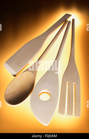 Utensili in legno Foto Stock
