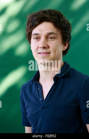 Edimburgo. Regno Unito. 17 Agosto, 2015. Edinburgh International Book Festival. Thomas Morris mostrato durante la Edinburgh International Book Festival. Credito: pak@ Mera/Alamy Live News Foto Stock