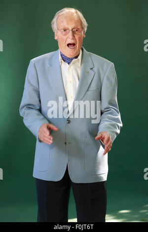 Edimburgo. Regno Unito. 17 Agosto, 2015. Edinburgh International Book Festival. Nicholas Parsons nella foto durante la Edinburgh International Book Festival. Credito: pak@ Mera/Alamy Live News Foto Stock