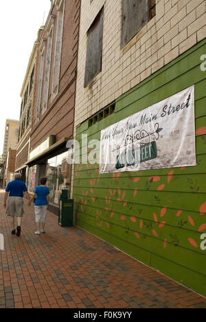 Spartanburg il quartiere storico di Carolina del Sud. Foto Stock