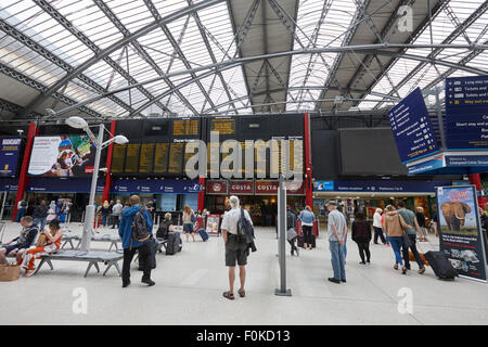 Liverpool Lime street station England Regno Unito Foto Stock