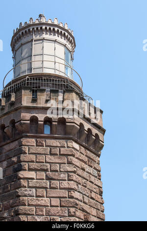Vista di sud Torre di Navesink luci gemelle, altopiani, New Jersey Foto Stock