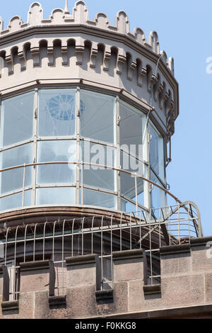 Vista di sud Torre di Navesink luci gemelle, altopiani, New Jersey Foto Stock