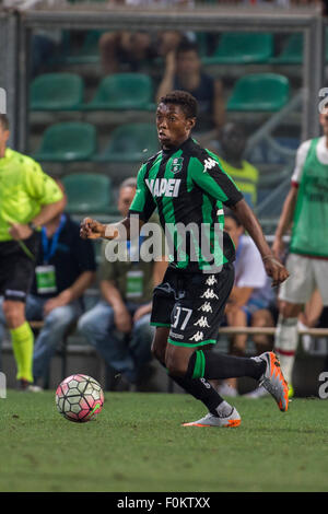 Jeremie fratello (Sassuolo), 12 agosto 2015 - Calcio : pre-stagione Trofeo Tim match tra AC Milan e Sassuolo a Mapei stadium di Reggio Emilia, Italia. (Foto di Maurizio Borsari/AFLO) Foto Stock