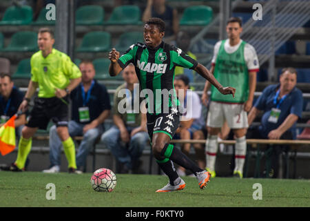 Jeremie fratello (Sassuolo), 12 agosto 2015 - Calcio : pre-stagione Trofeo Tim match tra AC Milan e Sassuolo a Mapei stadium di Reggio Emilia, Italia. (Foto di Maurizio Borsari/AFLO) Foto Stock