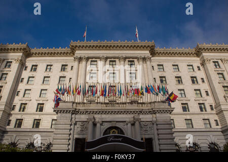 Il Fairmont San Francisco Hotel - un hotel di lusso da Nob Hill Foto Stock