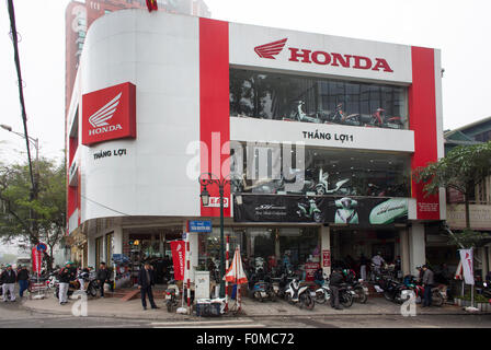 Honda Dealer ad Hanoi, Vietnam Foto Stock