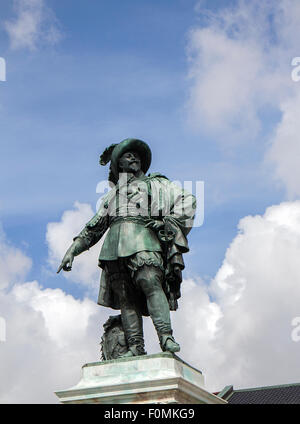 Statua del re Gustav II Adolf, Göteborg, Svezia Foto Stock