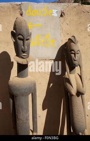 Africa sculture dogon del Mali sono realizzati in legno Foto Stock