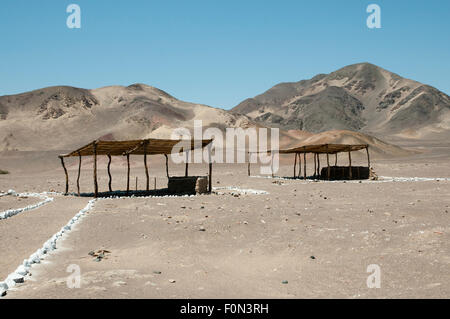 Il cimitero di Chauchilla - Perù Foto Stock