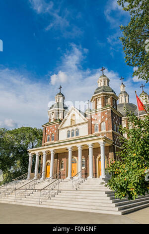 San Giosafat Ucraino della Chiesa Cattolica di Edmonton, Alberta, Canada Foto Stock