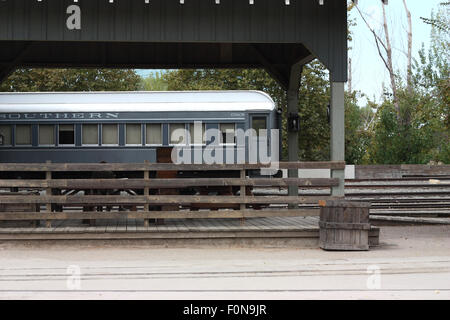 Vecchia Stazione Ferroviaria a Sacramento, California Foto Stock