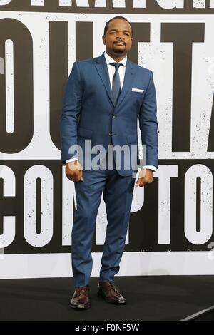 Berlino, Germania. 18 Agosto, 2015. F. Gary Gray alla premiere di 'diritto OUTTA COMPTON 'a Berlino. Credito: dpa picture alliance/Alamy Live News Foto Stock