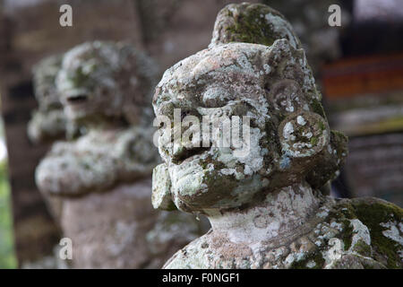 Statue nei templi Balinese Foto Stock