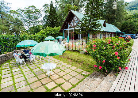 Sri Lanka Mackwoods tea house Foto Stock