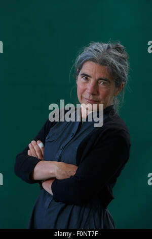 Edimburgo. Regno Unito. 19 Agosto. Edinburgh International Book Festival. Giorno 4 Edinburgh International Book Festival si svolge a Charlotte Square Gardens.Nella foto Debi Gliori, Scottish autore e illustratore di libri per bambini. © Credit: pak@ Mera/Alamy Live News Foto Stock