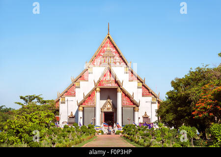 Wihan Phra Mongkhon Bophit, Ayutthaya, Thailandia Foto Stock