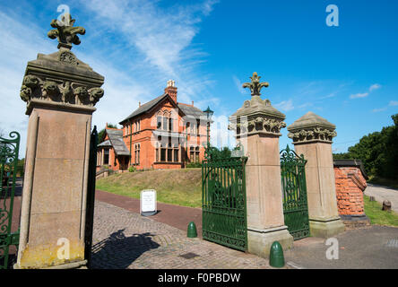 Il Cottage Superintendants Papplewick presso la stazione di pompaggio, Nottinghamshire England Regno Unito Foto Stock