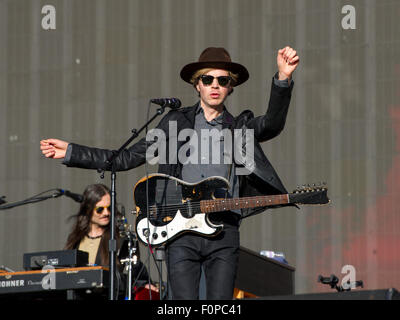 Beck effettuando in corrispondenza di Barclaycard British Summer Time in concerti in Hyde Park. Dotato di: Beck, Beck Hansen dove: Londra, Regno Unito quando: 18 Giu 2015 Foto Stock