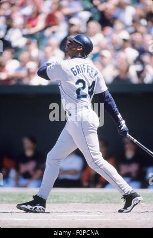 KEN GRIFFEY JR.(Seattle Mariners) 1997.k9033jw. © Jerry Wachier/Globe foto/ZUMA filo/filo di Zuma/Alamy Live News Foto Stock