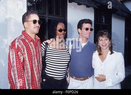 GABRIELLE CARTERIS con mio marito Charlie Isaacs ERika Alexander e data Richard Lione 1994.L9016LR. © Lisa Rose/Globe foto/ZUMA filo/filo di Zuma/Alamy Live News Foto Stock