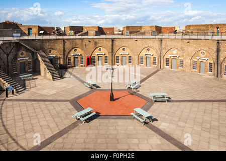 Redoubt Fortress e Museo Militare, Royal Parade, Eastbourne, East Sussex, Inghilterra Foto Stock