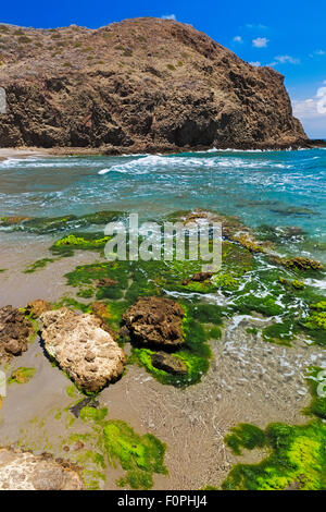 Costa al Cabo del Gata Almeria, Spagna Foto Stock