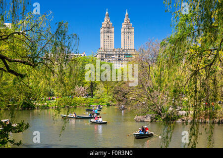 La città di New York, Central Park Foto Stock