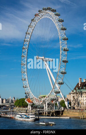 Londra, Millennium Wheel Foto Stock