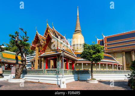 Thailandia, Bangkok, Wat Ratchabophit Foto Stock