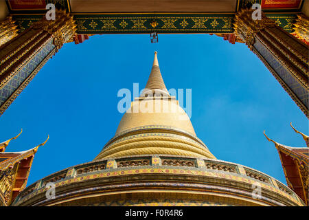 Thailandia, Bangkok, Wat Ratchabophit Foto Stock