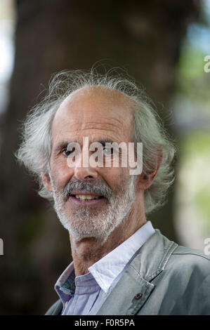 Scrittore di viaggi Patrick Richardson, figurante al Edinburgh International Book Festival 2014. Edinburgh, Regno Unito. Foto Stock