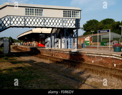 Yeovil Junction stazione ferroviaria, Stoford, Somerset, Regno Unito Foto Stock