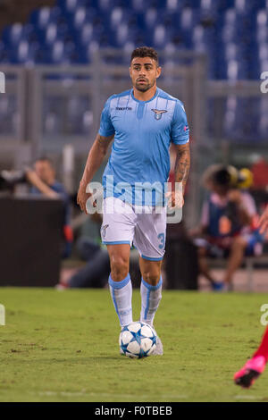 Mauricio (Lazio), 18 agosto 2015 - Calcio : UEFA Champions League Play-Off gamba 1° match tra SS Lazio 1-0 Bayer 04 Leverkusen allo Stadio Olimpico di Roma, Italia. (Foto di Maurizio Borsari/AFLO) Foto Stock